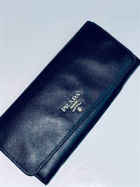 prada pvc wallet|authentic prada wallet sale.